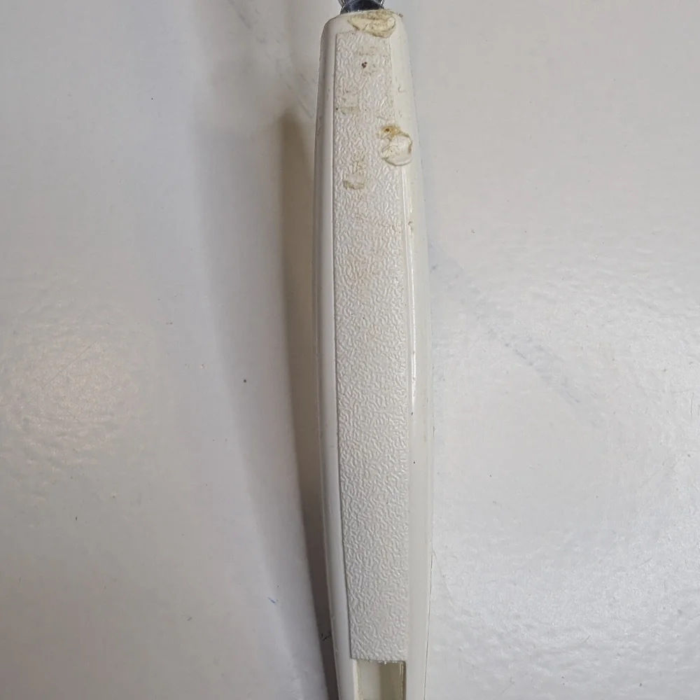 Vintage Ekco Corelle Shadow Iris Nylon Keyhole Slotted Spatula Plastic Handle